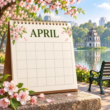 April: 4月