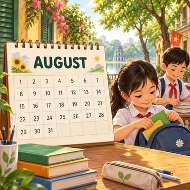 August: 8月