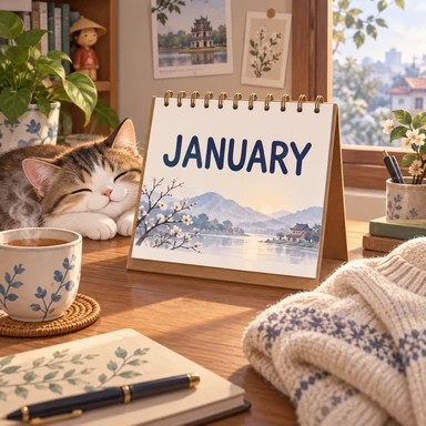 January: 1月