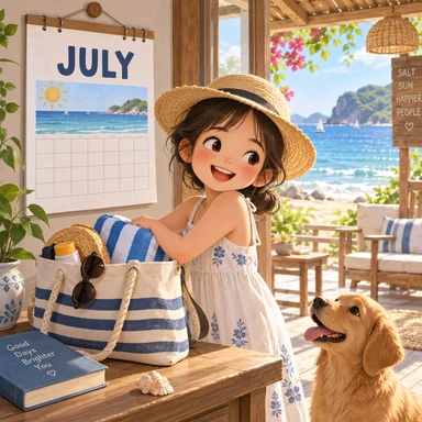 July: 7月