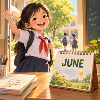 June: 6月