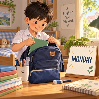 Monday: 月曜日