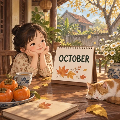 October: 10月