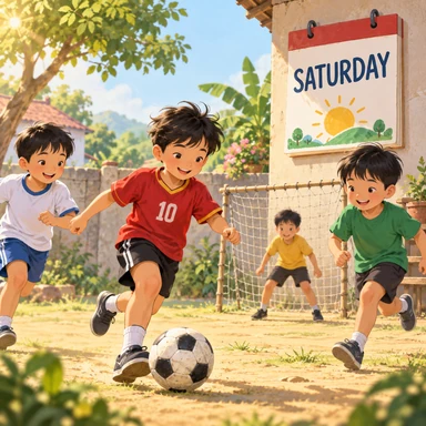 Saturday: 土曜日