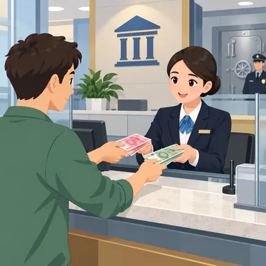 bank: 銀行