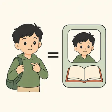 be: 〜である