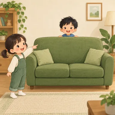 behind: 〜の後ろに
