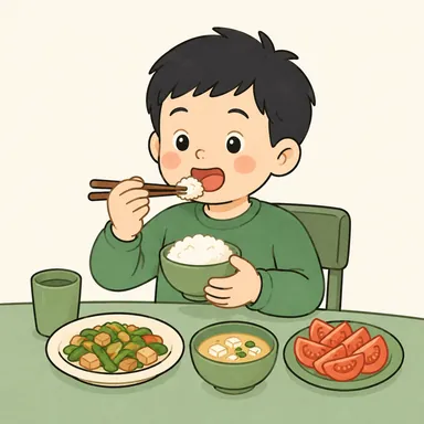 eat: 食べる