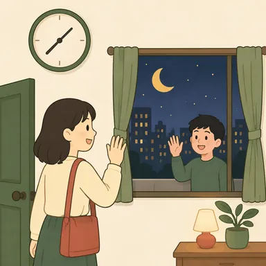 evening: 夕方、晩