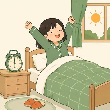 get up: 起きる
