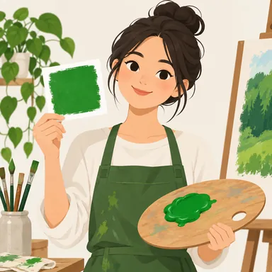 green: 緑