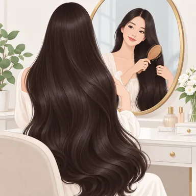 hair: 髪