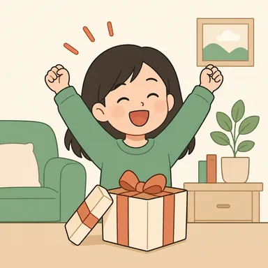 happy: うれしい