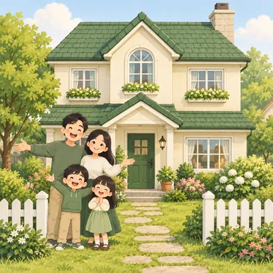 house: 家