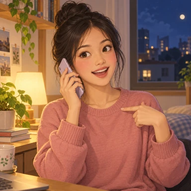 me: 私を（目的格）