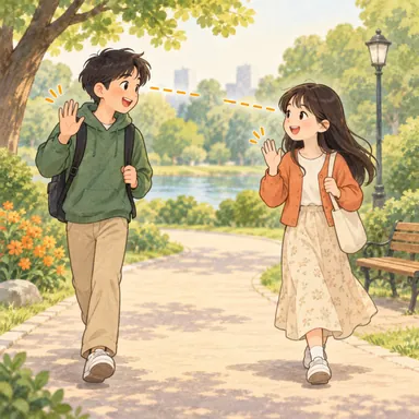 meet: 会う
