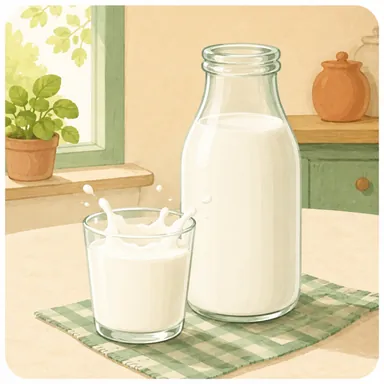milk: 牛乳