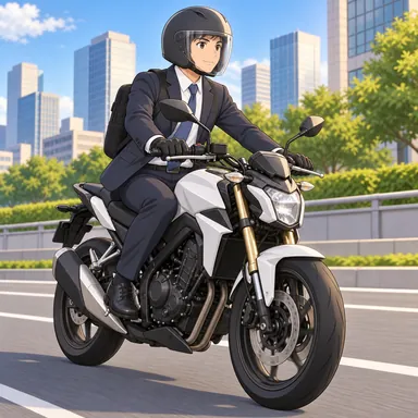 motorbike: バイク