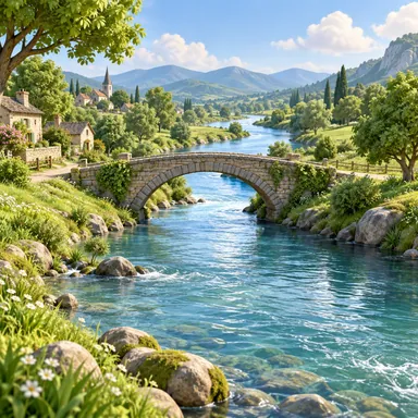 river: 川