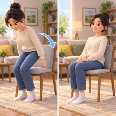 sit: 座る
