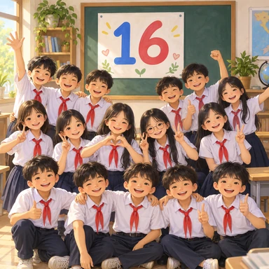 sixteen: 十六