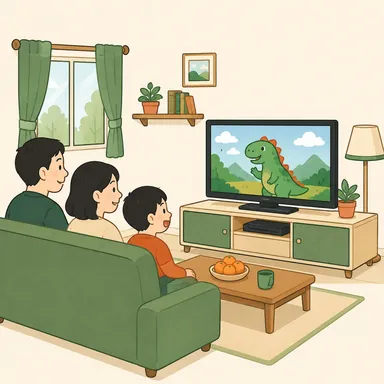 television: テレビ