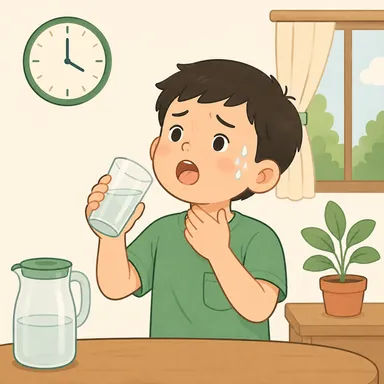 thirsty: のどが渇いた