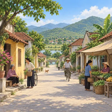 town: 町