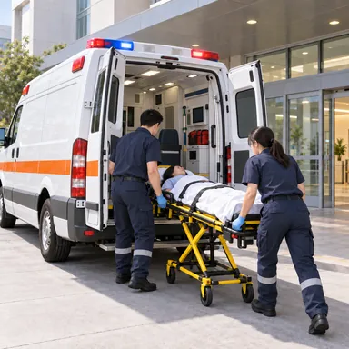 ambulance: 救急車