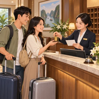 check in: チェックインする