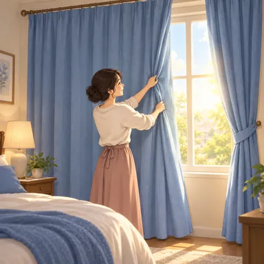 curtain: カーテン