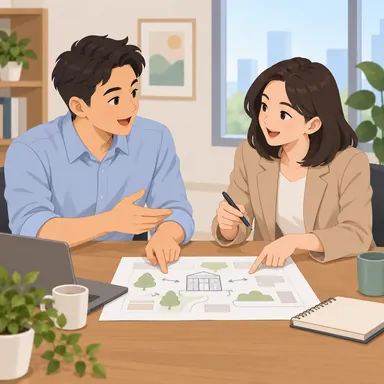 discuss: 話し合う