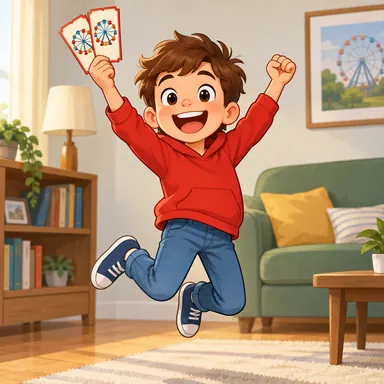 excited: わくわくしている