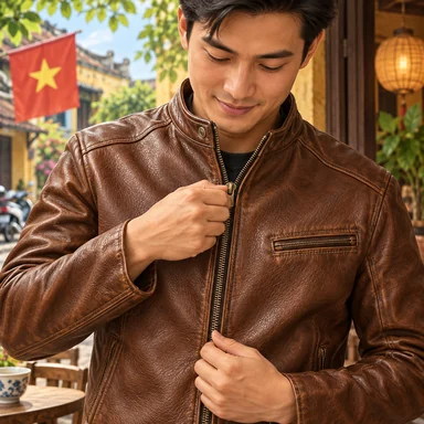 leather: 革