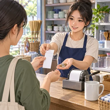 receipt: レシート