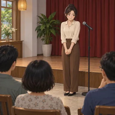 shy: 内気な