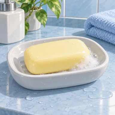 soap: 石けん