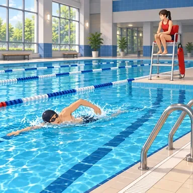 swimming pool: プール