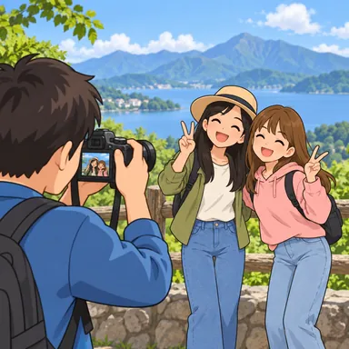 take a photo: 写真を撮る