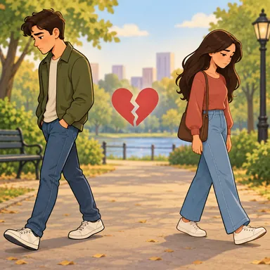 break up: 別れる