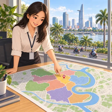 district: 区、地区