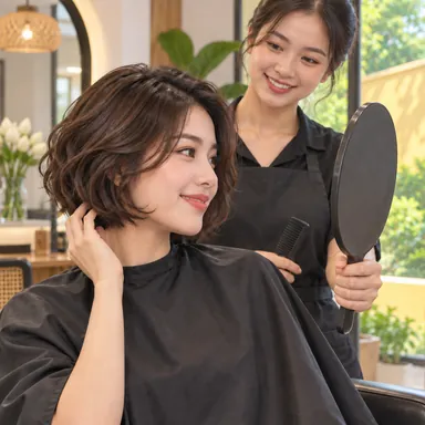 haircut: 髪型、散髪