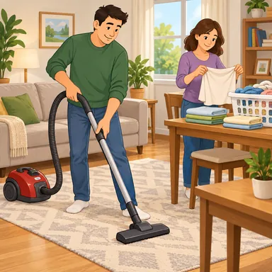 housework: 家事