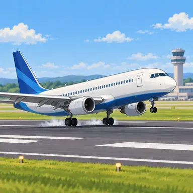 land: 着陸する
