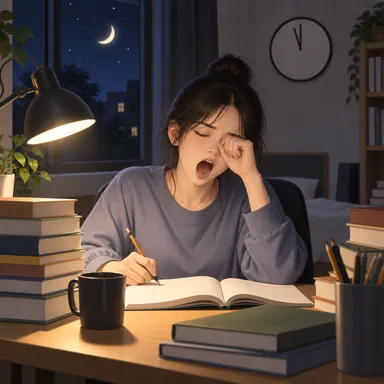 stay up: 夜更かしする