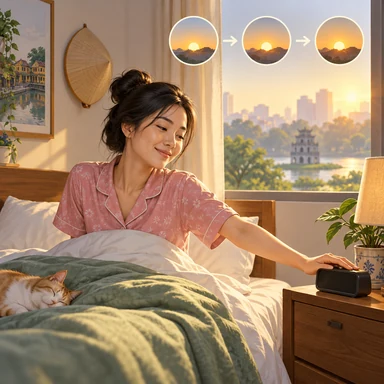 wake up early: 早起きする