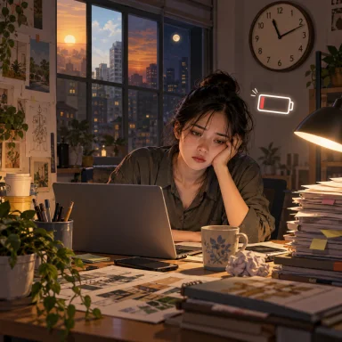 burnout: 仕事による燃え尽き