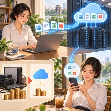 cloud storage: 雲の上の保管場所