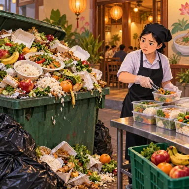 food waste: 食べ物の廃棄