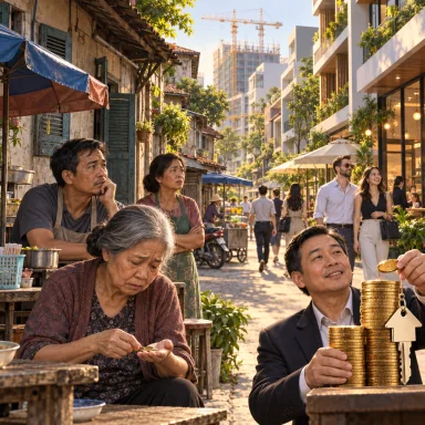 gentrification: 街が高級化していく流れ